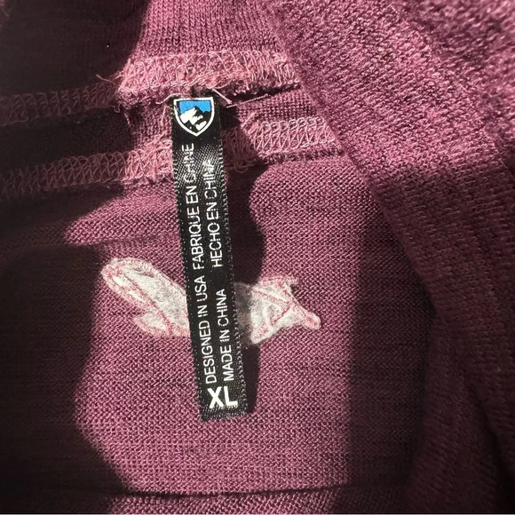 Kuhl Lea Dress Cowl Neck Midi Length Pockets Purple Size XL - Picture 11 of 12